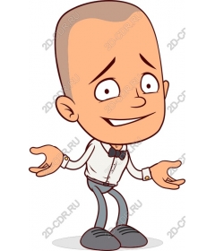 Funny cartoon character