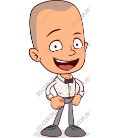 Funny cartoon character