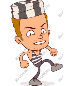 Playful character is a prisoner
