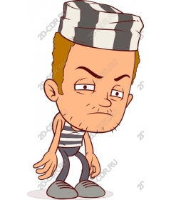  Cartoon prisoner