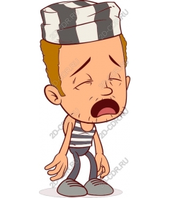  Cartoon prisoner