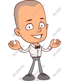 Funny cartoon character