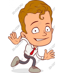 Cheerful businessman