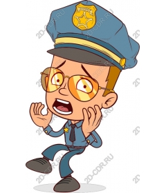  Fancy surprised policeman