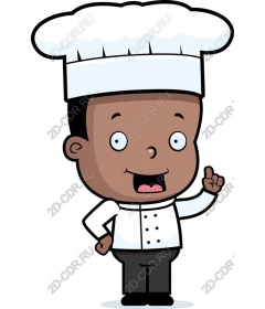 Cheerful young cook