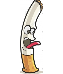  Bizarre cartoon cigarette