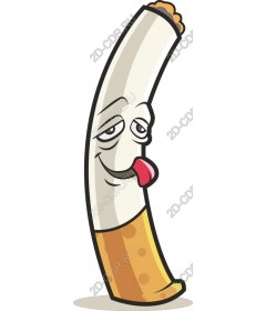  Bizarre cartoon cigarette