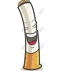  Bizarre cartoon cigarette