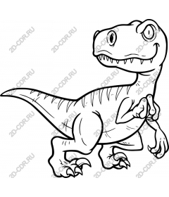 Playful T-Rex dinosaur