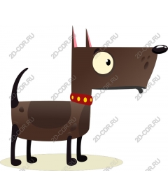  Funny cartoon dog