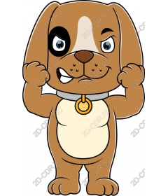  Charming muscular dog