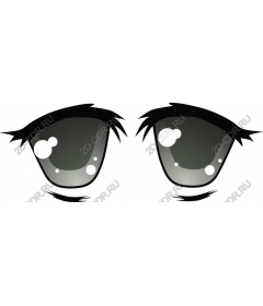 Expressive cartoon eyes
