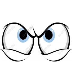Eyes with intense emotions