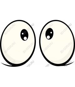 Playful cartoon eyes