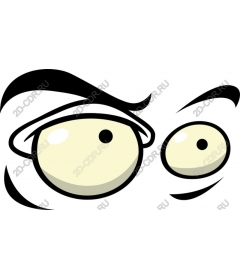 Expressive cartoon eyes