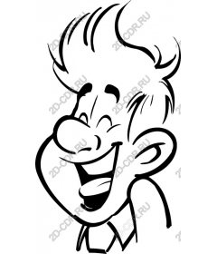  Joyful cartoon character