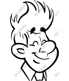 Funny cartoon character
