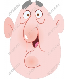Funny cartoon character