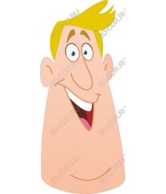 Funny cartoon character
