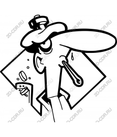 Cartoon about sick doctor