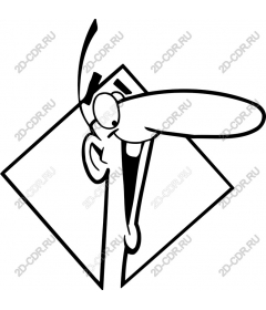  Bizarre cartoon character