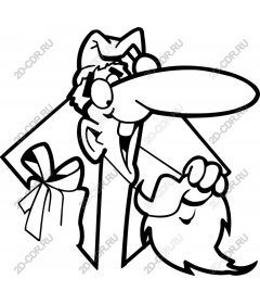 Whimsical festive character