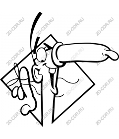  Bizarre cartoon character