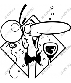 Whimsical festive character