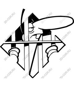  Bizarre cartoon character