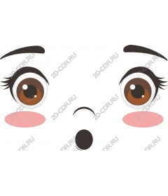  Surprised face - whimsical graphics emotions