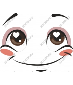  Charming smiling face