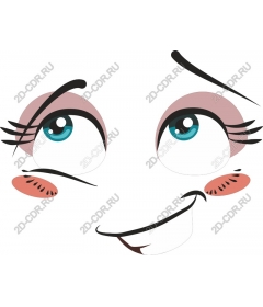  Charming emotional face