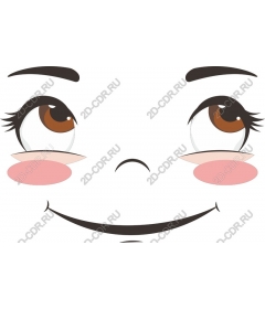  Charming smiling face