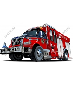  Bright fire rescue vehicle