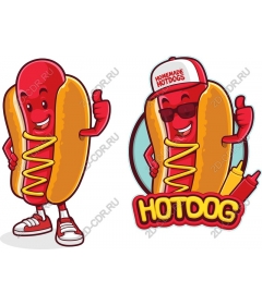 Fun character hot dog