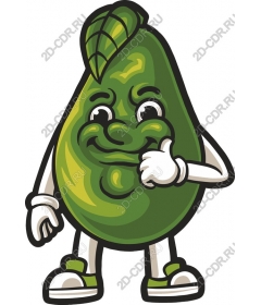  Funny characters avocado
