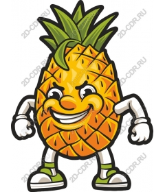  Fun character-pineapple
