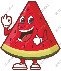  Fun character-watermelon
