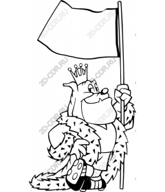  Bizarre cartoon king