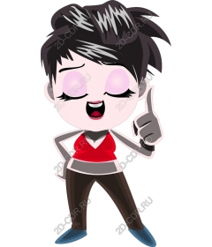  Chic cartoon character