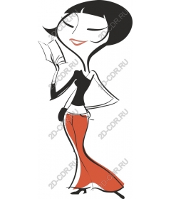  Chic fashion woman