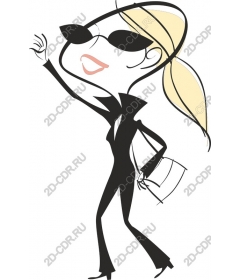  Chic stylish woman