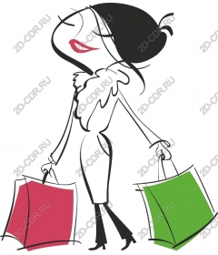  Classy lady shopping