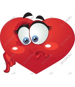  Charming heart character
