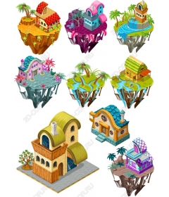 Floating Island Home Set