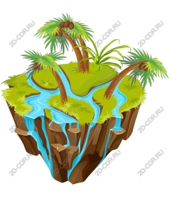  Tropical island-oasis