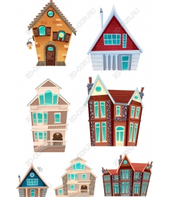 Set "Charming house"