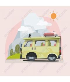 Charming vintage camper-van