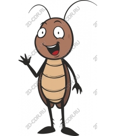  Cartoon character "Cockroach"