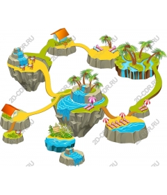  Tropical landscape adventure